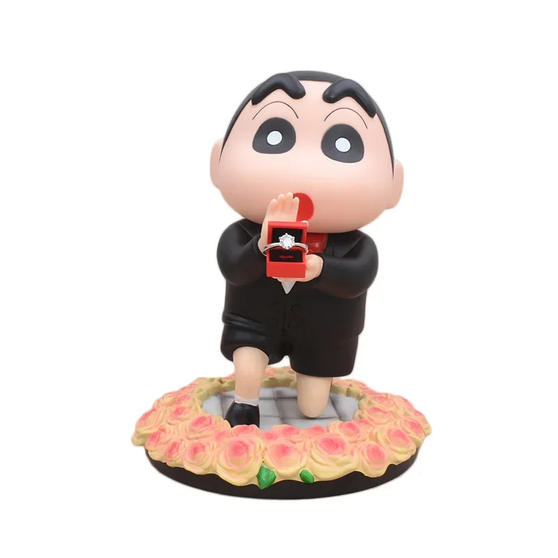 Crayon Shin-chan кольцо с бриллиантами карандаш модель ручной работы декоративные