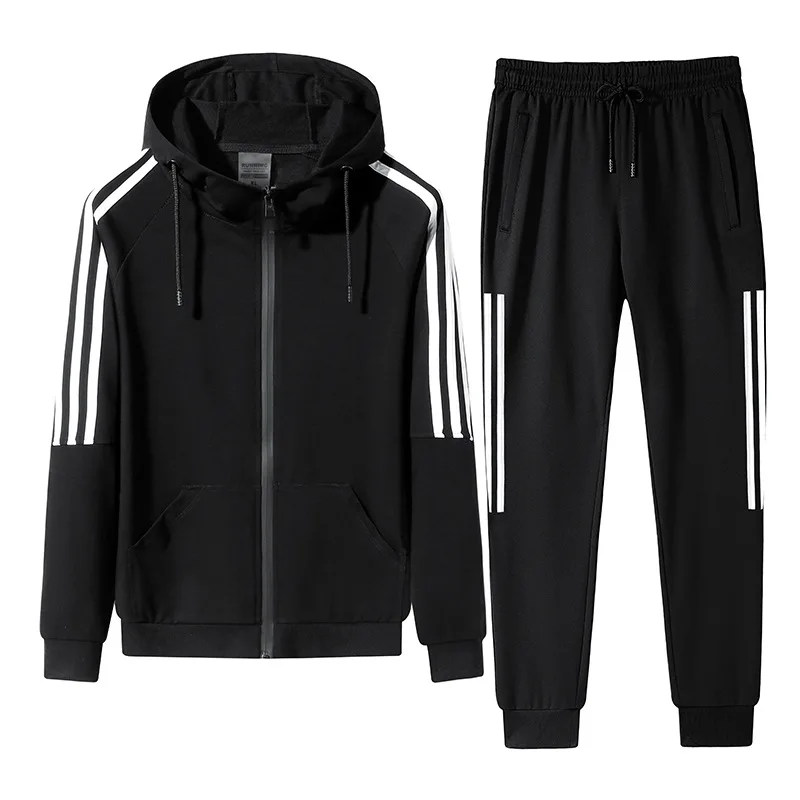 

2022 Spring Autumn Clothing Men Sportswear Sets Hooded Suit Male 2 Pieces Jacket+Pants Casual Sports Suit Tracksuit Men Clothing