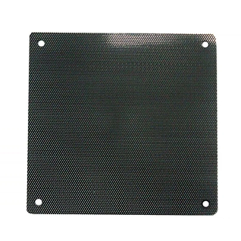 120mm Cuttable Black PVC  Fan Dust Filter Computer Case Cooler Dustproof Mesh Cover PC Cooling Accessories 12*12cm images - 6