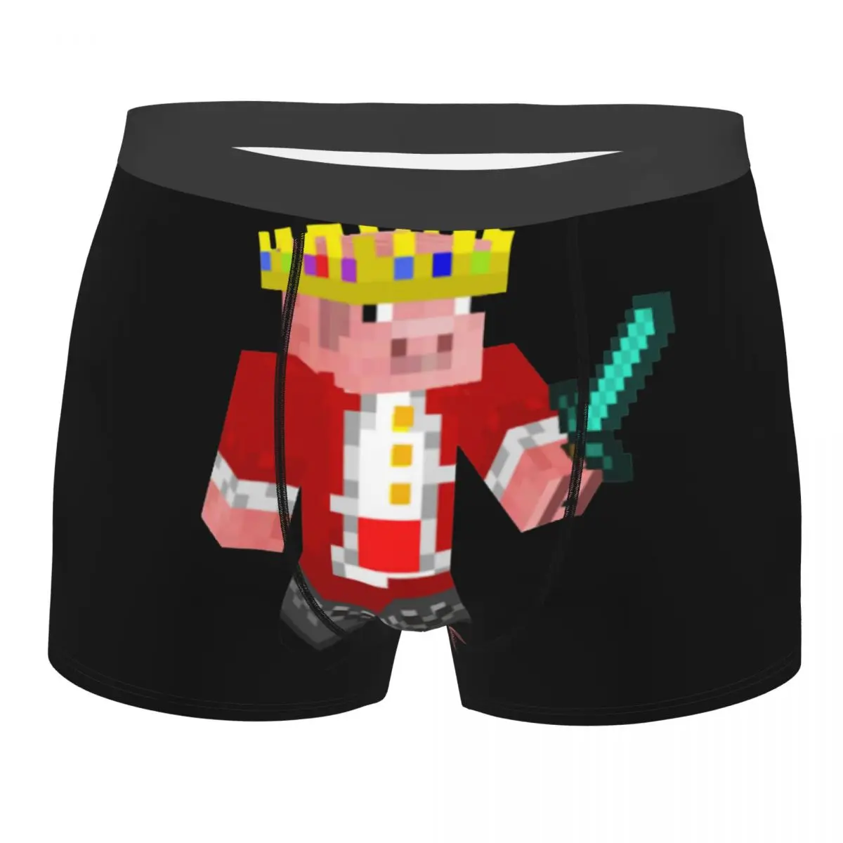 

Technoblade Gamer Gamer Technoblade King Underpants Homme Panties Man Underwear Print Shorts Boxer Briefs