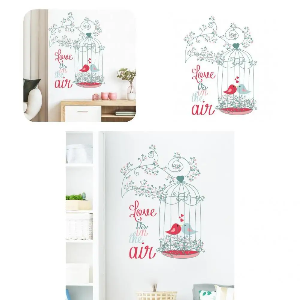 

Reliable Window Sticker Delicate Wide Application Love Bird Design Door Sticker Decorative Sticker Decorative Sticker