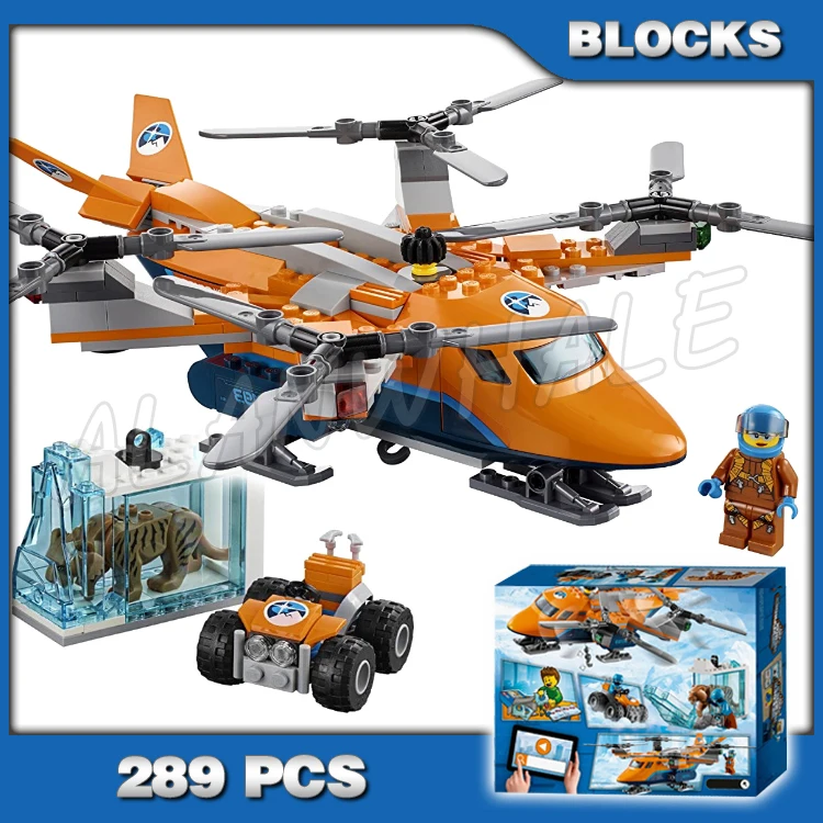 

289pcs Urban Air Transport Quadrocopter Ice Cube Mountain Climber 10994 Building Blocks Set Bricks Compatible with Model
