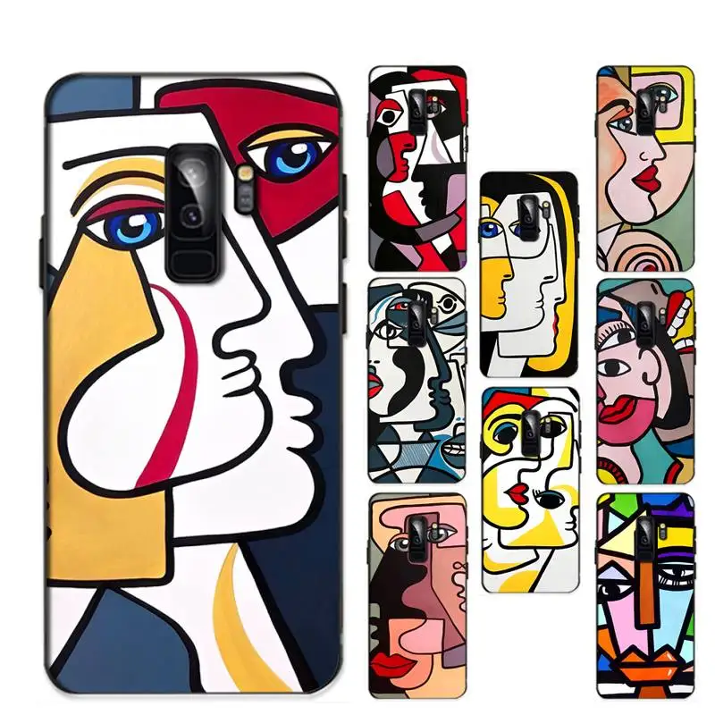 

Picasso Abstract Art Painting Phone Case for Redmi 8 9 9A for Samsung J5 J6 Note9 for Huawei NOVA3E Mate20lite cover