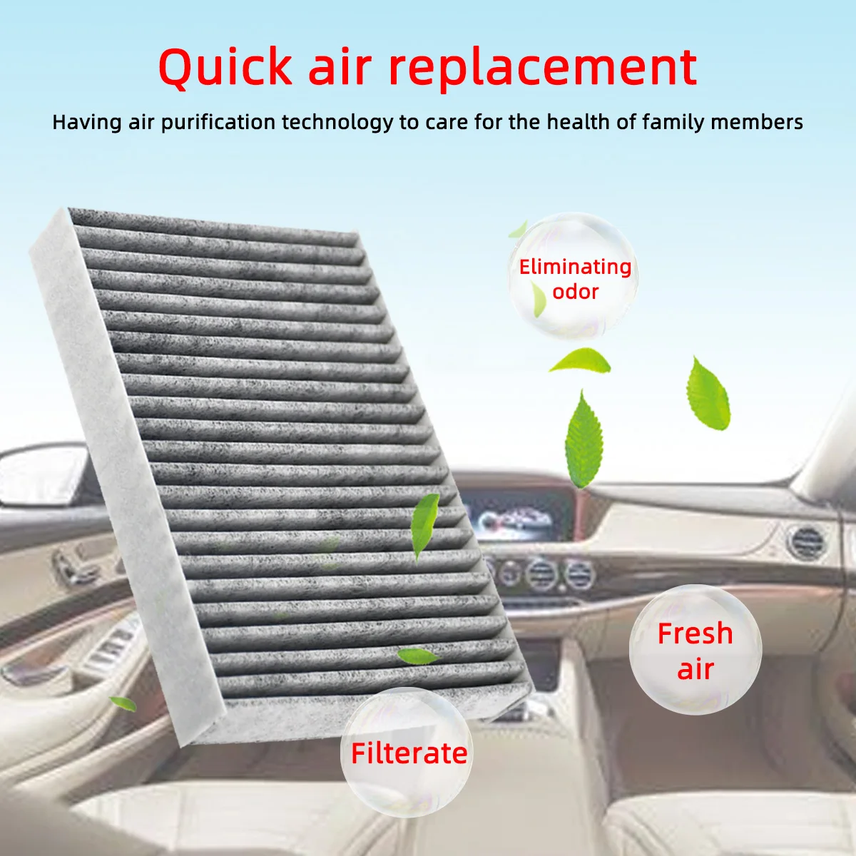 Автомобильный воздушный фильтр салона для Lexus RX450h + 2024 автоматические фильтры из