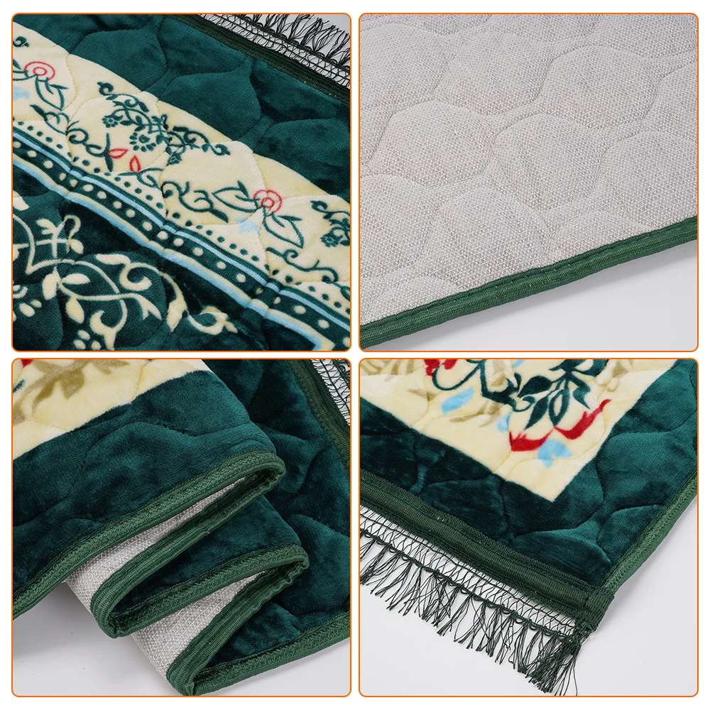 Мусульманский молитвенный коврик Рамадан фланелевый толстый ковер для