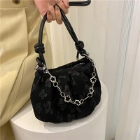 womens bag trend underarm bag 2022 new trendy high end chain messenger cute bucket bag