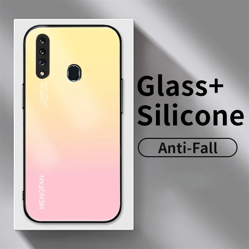 

Light -colored Gradient Case for Samsung Galaxy A20s A20 A21 A21S A22 M22 F22 A23 A30 A31 A32 M32 M10S A33 A41 Tempered Glass