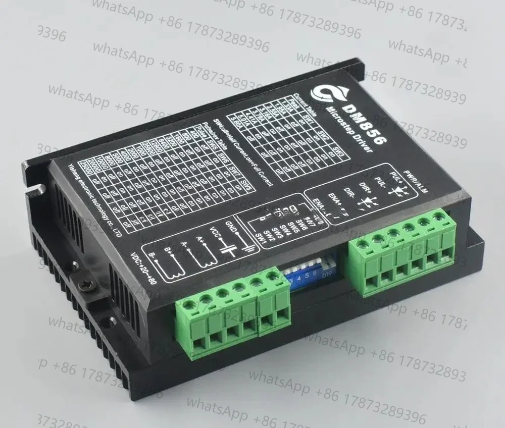 Контроллер шагового двигателя Leadshine DM856, оригинальный цифровой драйвер шагового двигателя 57, 86, 20-80 В постоянного тока, от 1 А до 5,6 А, NEMA23 NEMA34 (art.: 3920cfebbb66a) - 3920cfebbb66a