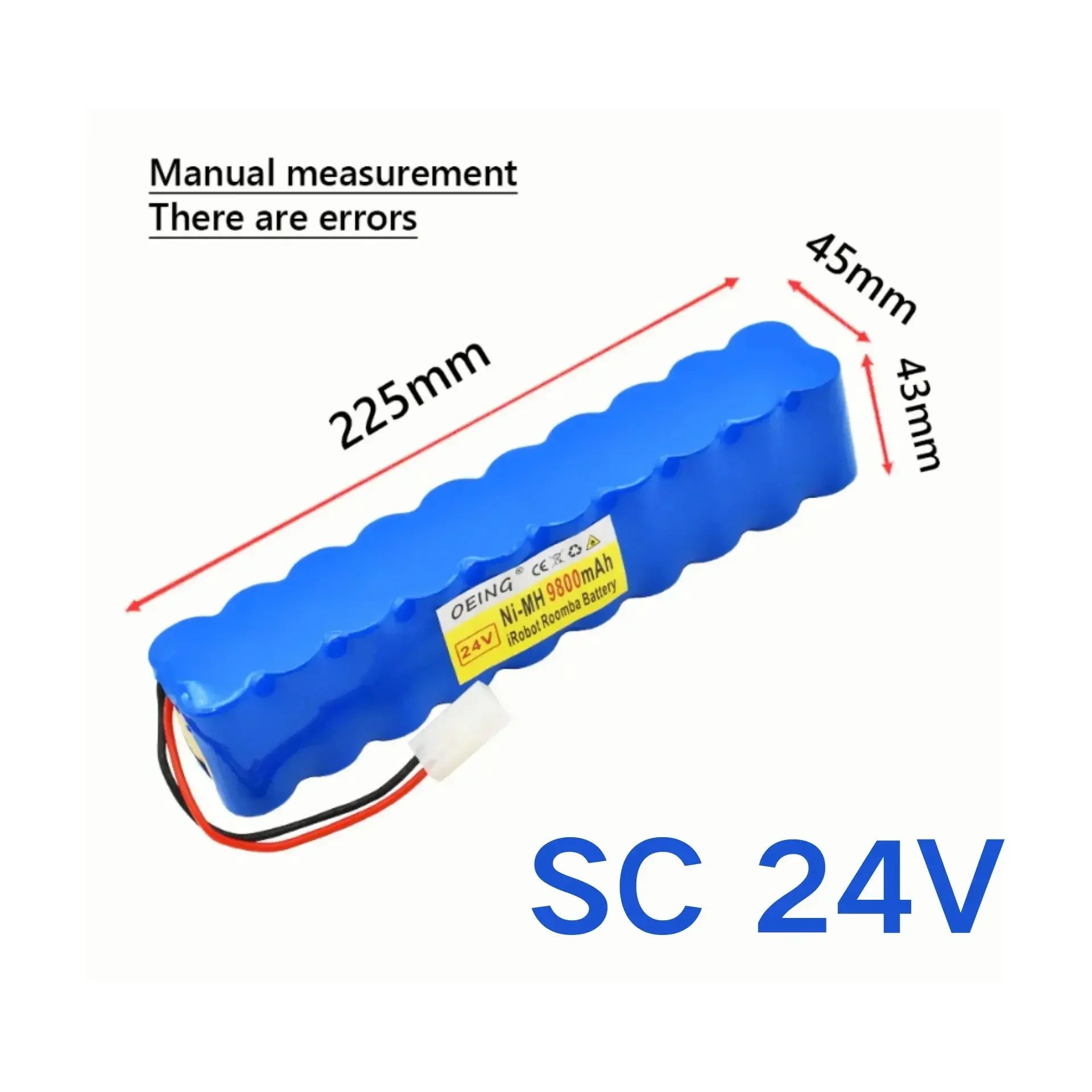 Аккумулятор NiMH new9800ма/ч для пылесоса Rowenta 24 В CD-пылесос Besen air force Extreme RH8770 RH8771WS RH877501