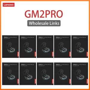 Lenovo GM2 Pro 5PCS 10PCS Earphone Bluetooth Wireless Earbuds Low Latency Headphones HD Call Dual Mo in USA (United States)