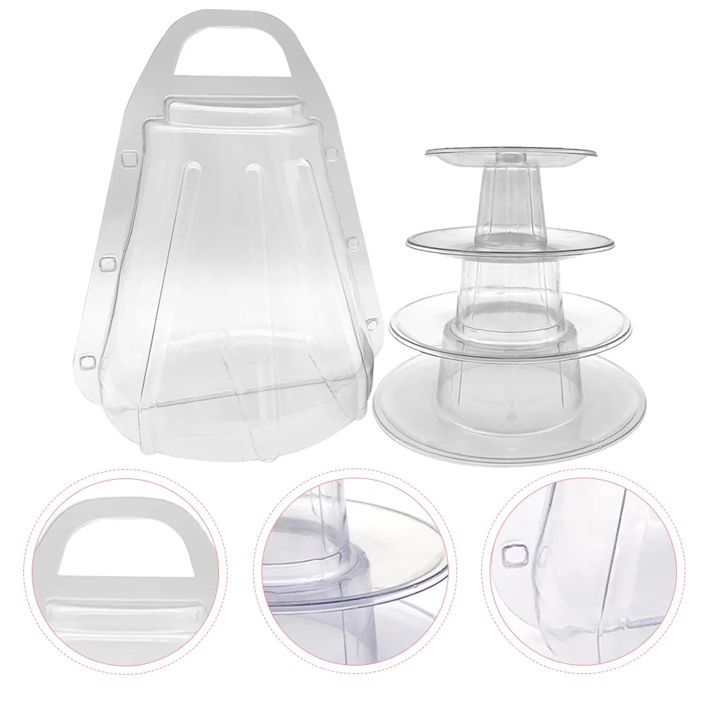 

Stand Box Macaroon Small Cake Tower Packaging Macaron Biscuits Display