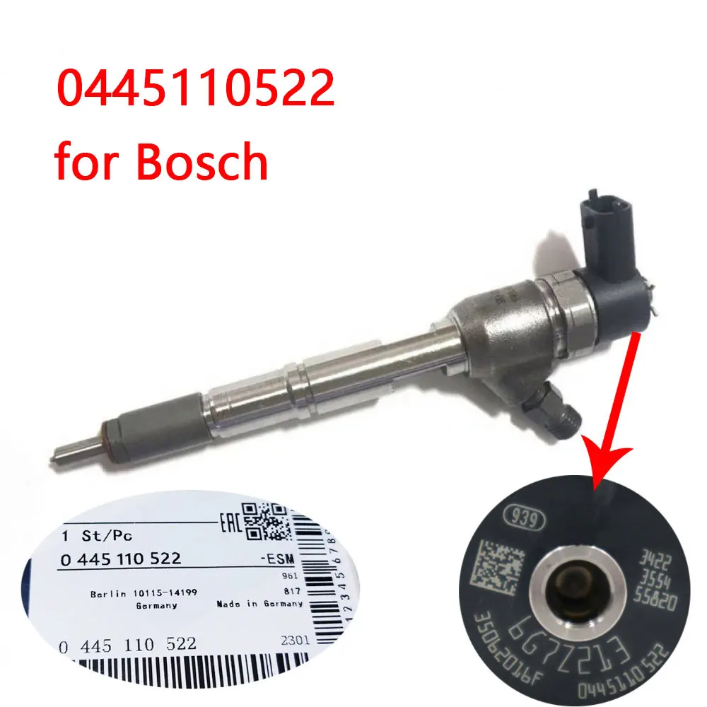 0445110522 Топливная форсунка в сборе 0986435251 68211302 АА 35062016 F для Bosch Chrysler Jeep Dodge Maserati VM Motori