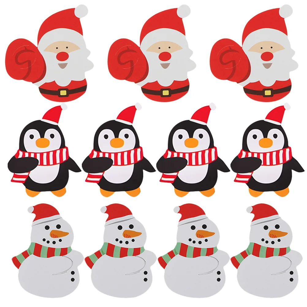

Christmas Lollipopcard Paper Candy Party Gift Stocking Santa Stuffer Favor Holiday Diy Decoration Holder Supplies Ornaments