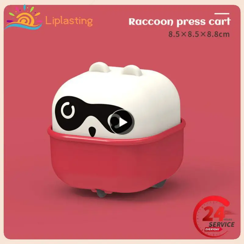 

Cute Pet Animal Push Car Toy Set Plastic Inertia Push Back Force Car Realistic Modeling Ability Training Educational Toy