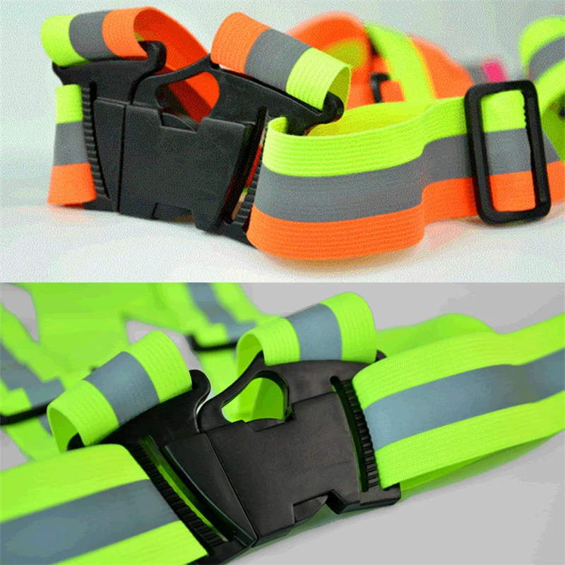 

Highlight Reflective Straps Night Work Security Running Cycling Sqafety Vest