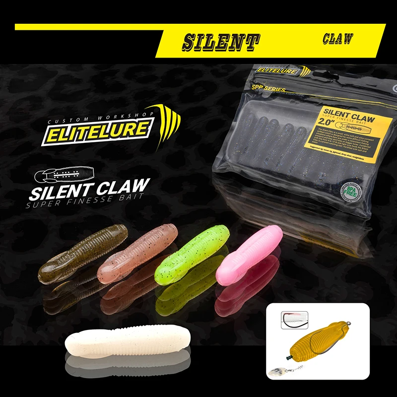 EliteLure Elite Погружная вода Бессвинцовая падение приманка для окуня Blackfish Sunbait