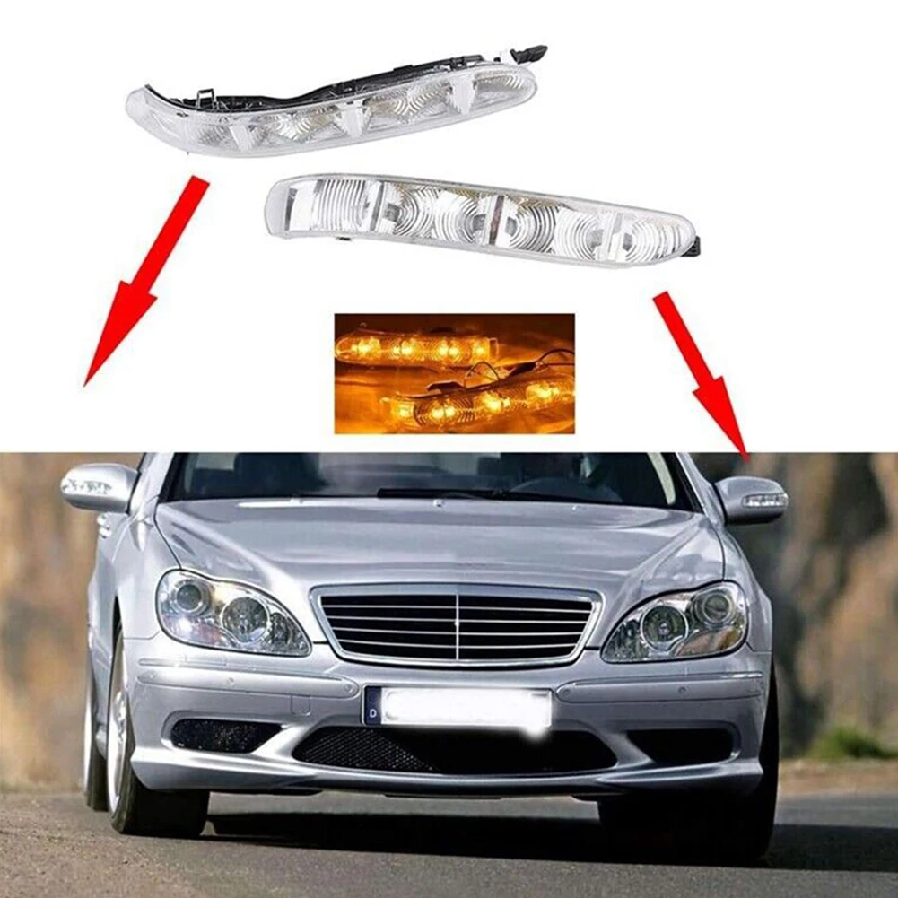 

2pcs Car Mirror Turn Signal Light For Mercedes-Benz CLS W220 W215 2003-2006 2208200521 2208200621 Side Mirror Lamp