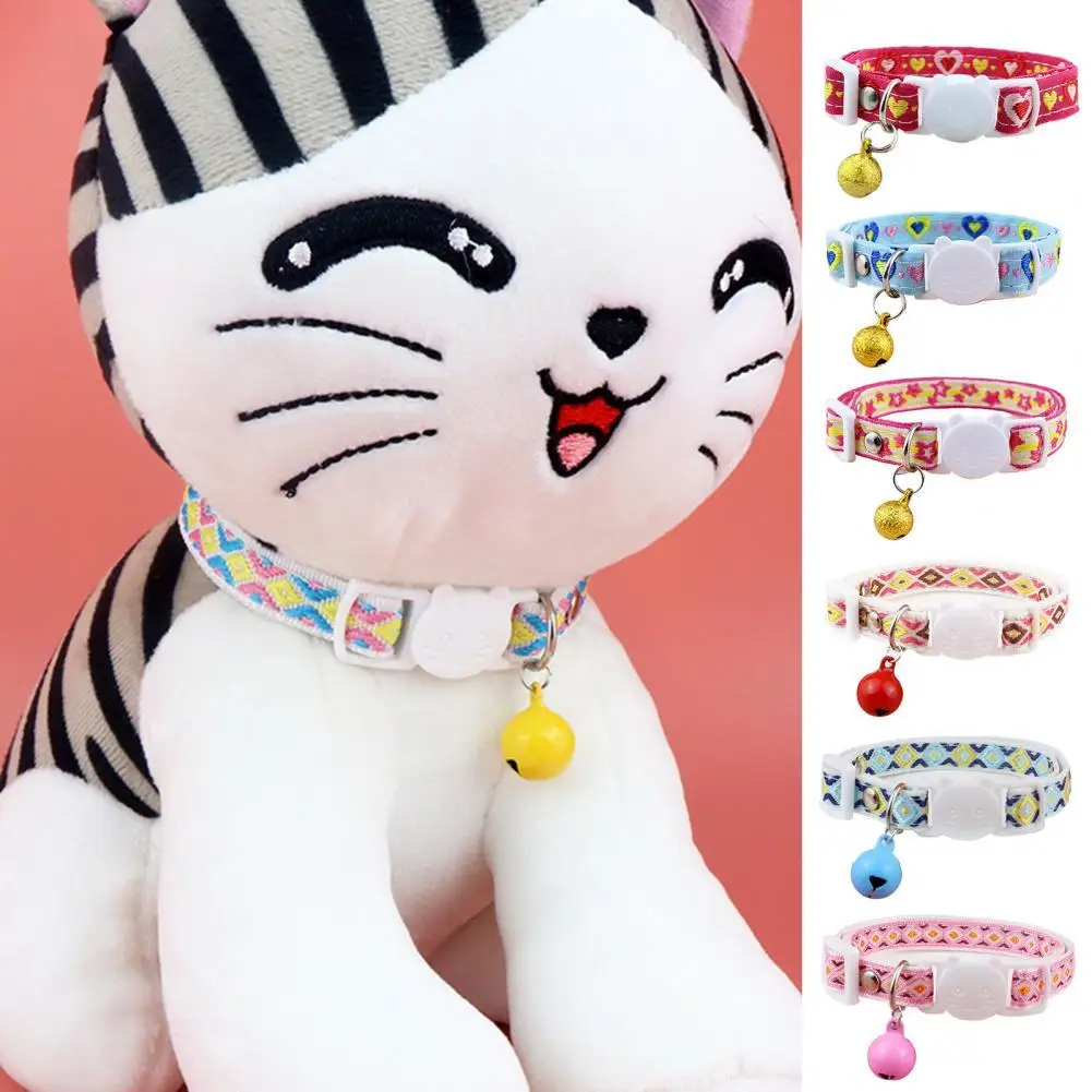 

Cat Collar Elegant Kitten Necklace Pet Collar Neck Accessory with Bell