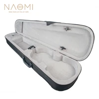 naomi violin case 18 14 12 34 size professional triangular shape violin hard case silver inside violin parts new