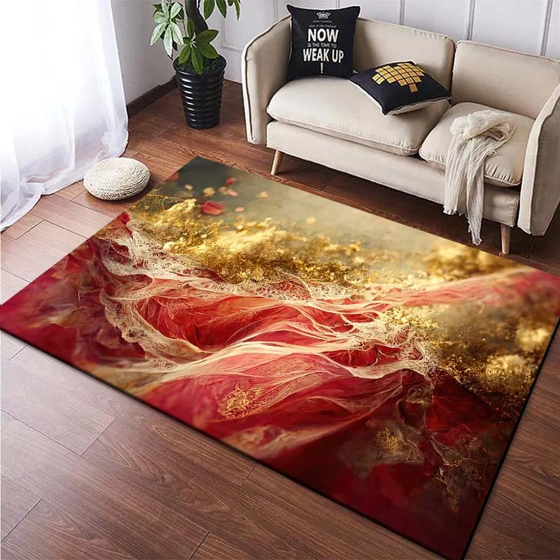 

Luxury Carpet Gold Color Rugs Home Decor Mats Non -slip Rugs for Bedroom Living Room Large Floor Mat Area Rug Birthday Gift