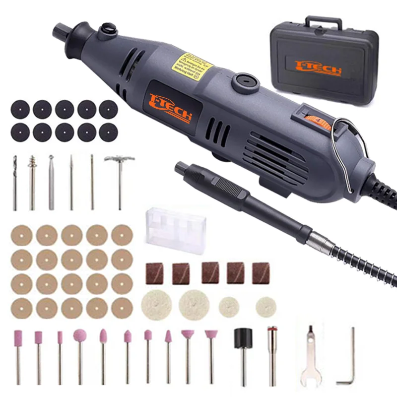 

Dremel Rotary Corded Electric Tool Kit 135w 10000-32000/min With Cleaning Polishing Accessory Kit 60piece