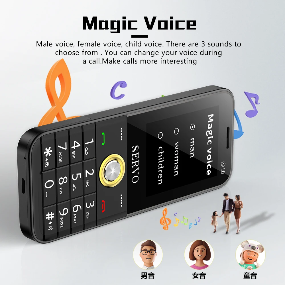NOTE 11 Four SIM Card Mobile Phone Speed Dial Magic Voice FM Radio Flashlight Auto Call Recorder 2.4