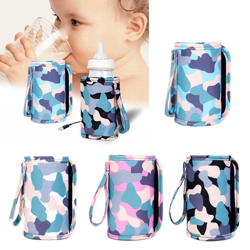 

USB Baby Bottle Warmer Portable Travel Milk Warmer Feeding Bottle Heating Bag