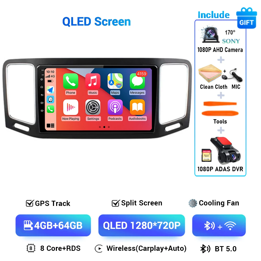 

Android 15 для Volkswagen VW Sharan 2012 2013 2014 2015 2016-2018 автомобильный радиоприемник мультимедийный плеер стерео 4G + WIFI Carplay головное устройство