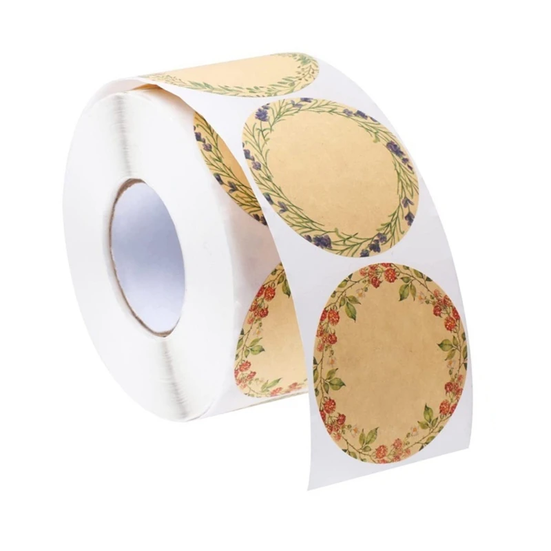 500x/рулонные этикетки для банок консервирования пищевых продуктов круглые записи