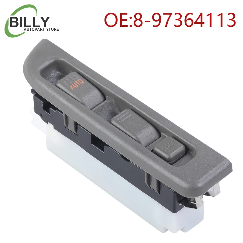 

YAOPEI 8-97364113 897364113 RHD Front Right Power Window Switch for ISUZU NHR NKR 4JB1 4JH1T 4KH1 2000-2004 8-97166339-1