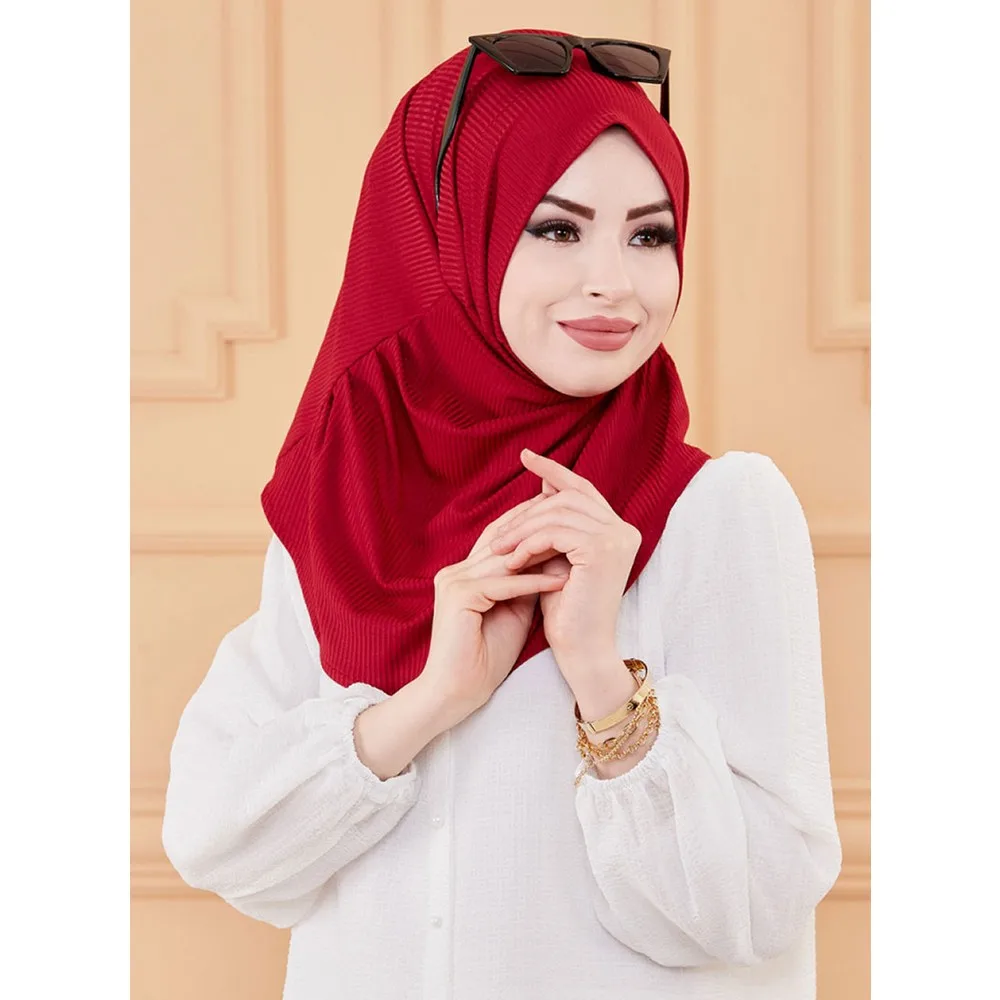 

Практичная шаль Dorlie-бордовый-Dorlie