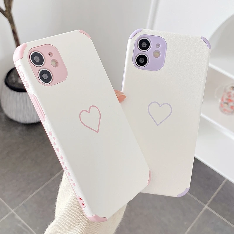 

Мягкий чехол для телефона Cortex Love Heart для iPhone 11 12 13 Pro Max XS Max X XR 7 8 6 6S Plus Mini SE 2020, бампер, задняя крышка