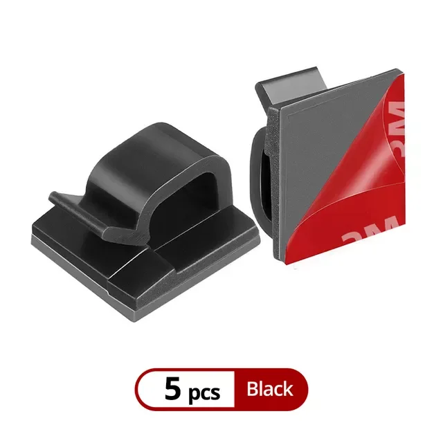 

Wire Tie Cable Clamp Clips Holder for Car Dash Camera GPS Headphone Table Desk Storage Cable Organizer Management