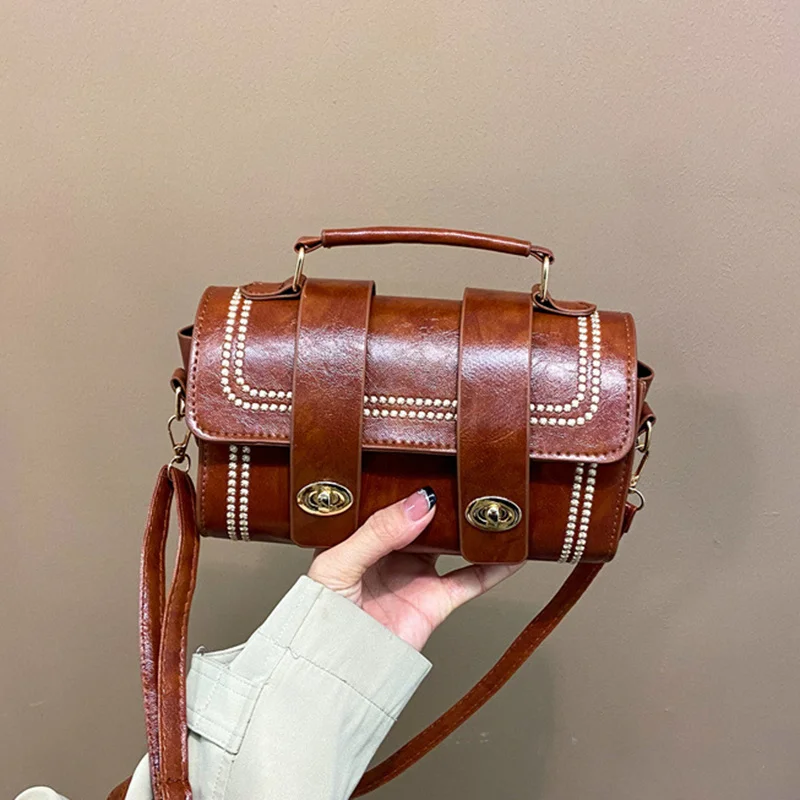

Vintage Shoulder Bags for Women Crossbody Small Purse PU Leather Handbag