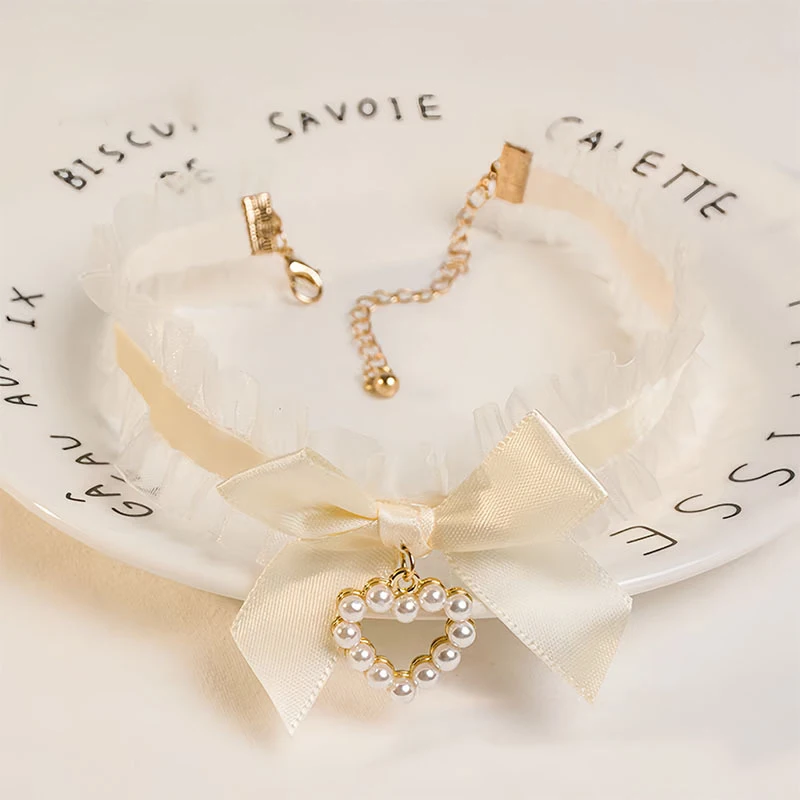 Винтажный черный белый чокер хуяли