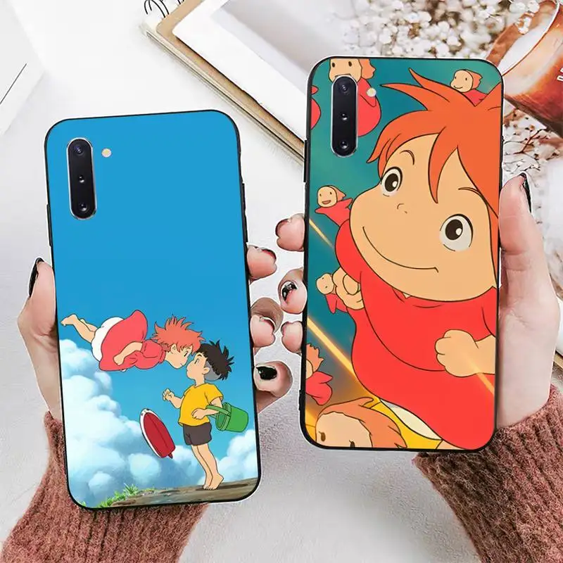 

Anime Ponyo On The Cliff Phone Case for Samsung A51 A30s A52 A71 A12 for Huawei Honor 10i for OPPO vivo Y11 cover