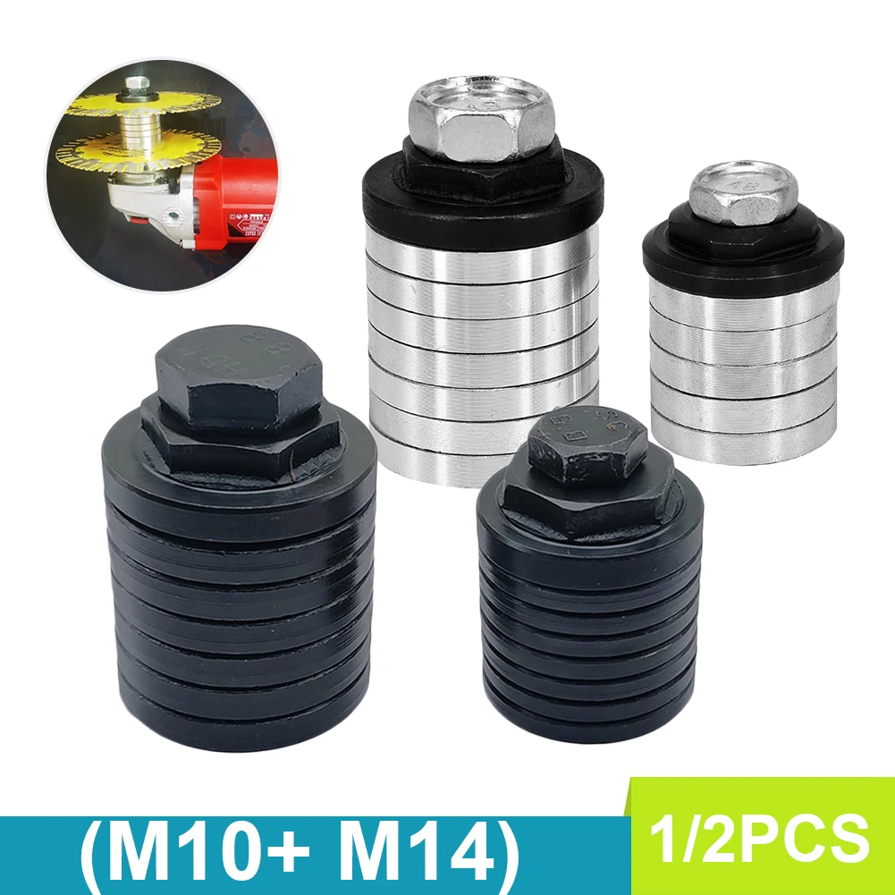 

M10/M14 Angle Grinder Adapter Conversion Head Flange Nut Variable Slotting Grooving Machine Polisher For 100/125-230 Lock Nut