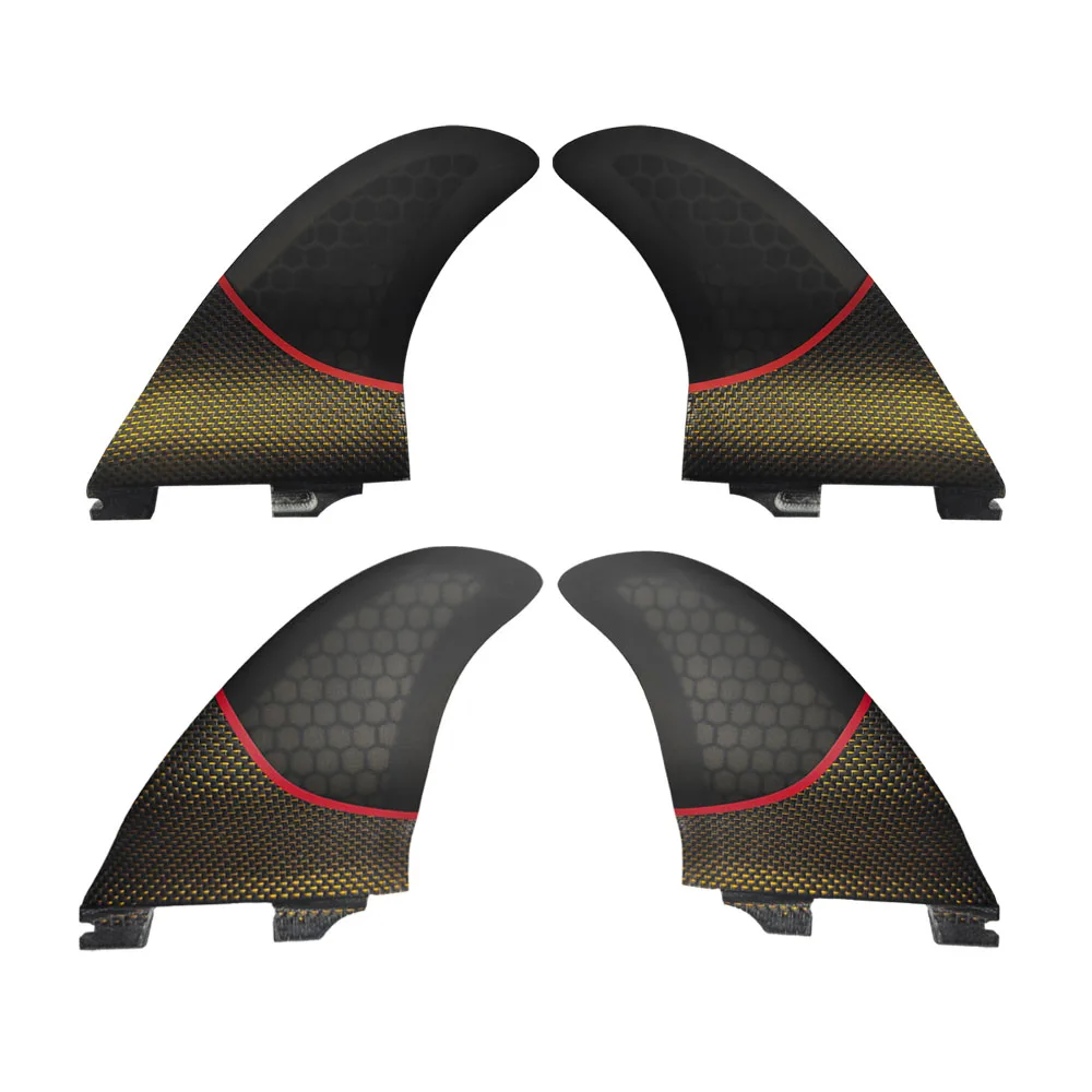 Новые волнистые ласты FCS2 из 5-ти частей изготовленные эпоксидной соты И