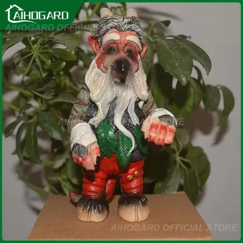 

Resin Dwarfs Statue Garden Accessories Horrifying Elf Statue Halloween Garden Decoration Lawn Mini Resin Ornament Dropship