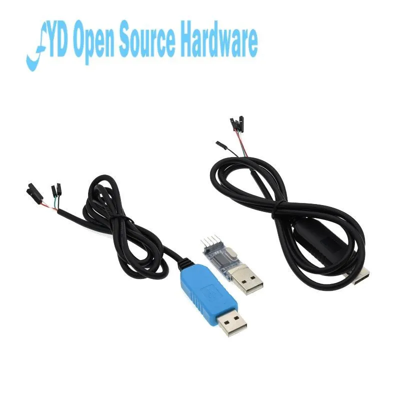Модуль адаптера преобразователя PL2303 PL2303HX/PL2303TA USB в RS232 TTL с пыленепроницаемой крышкой PL2303HX для кабеля загрузки