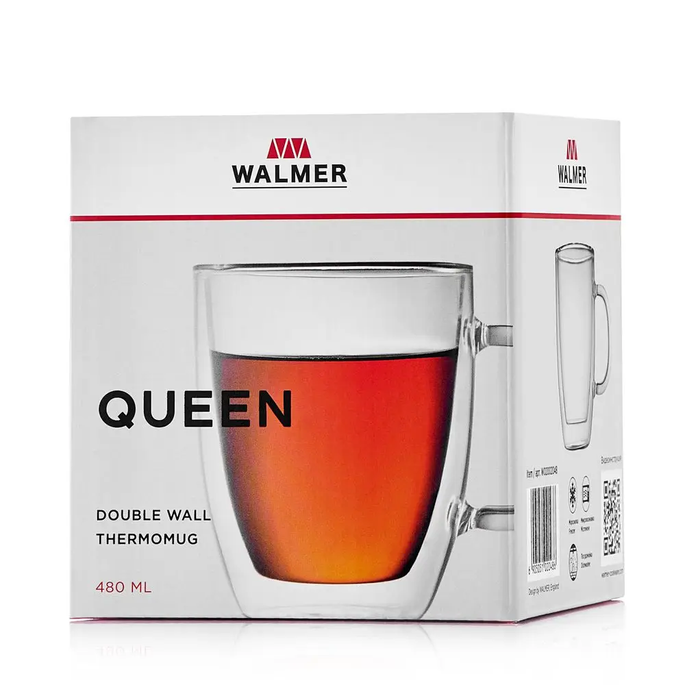 Термокружка Queen 0.48 л. TM WALMER | Дом и сад