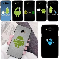 funny a android robot phone case for samsung galaxy j200 j2 prime j2 pro j6 2018 j250 j4 plus j415 j5 prime j7