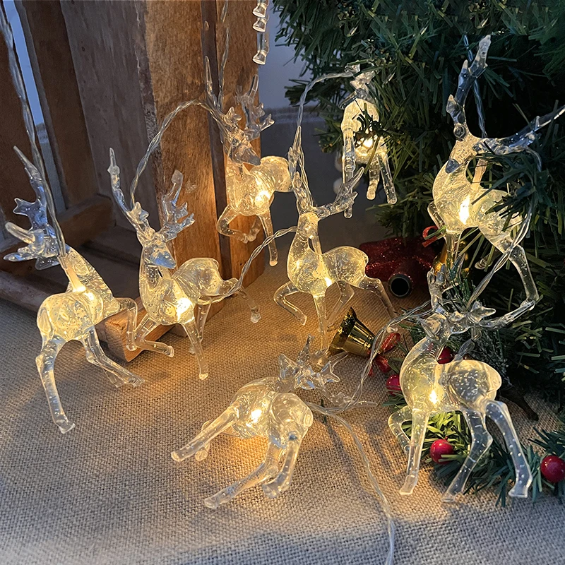 

Рождественская гирсветильник с оленями, 1,5 м, 1 комплект