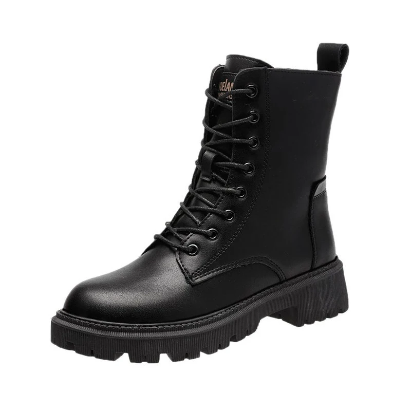 

Women Thick Soled Winter Boots Black Fur Ankle Shoes High Top Velvet Plush Warm Platform Fashion Designer The New Listing