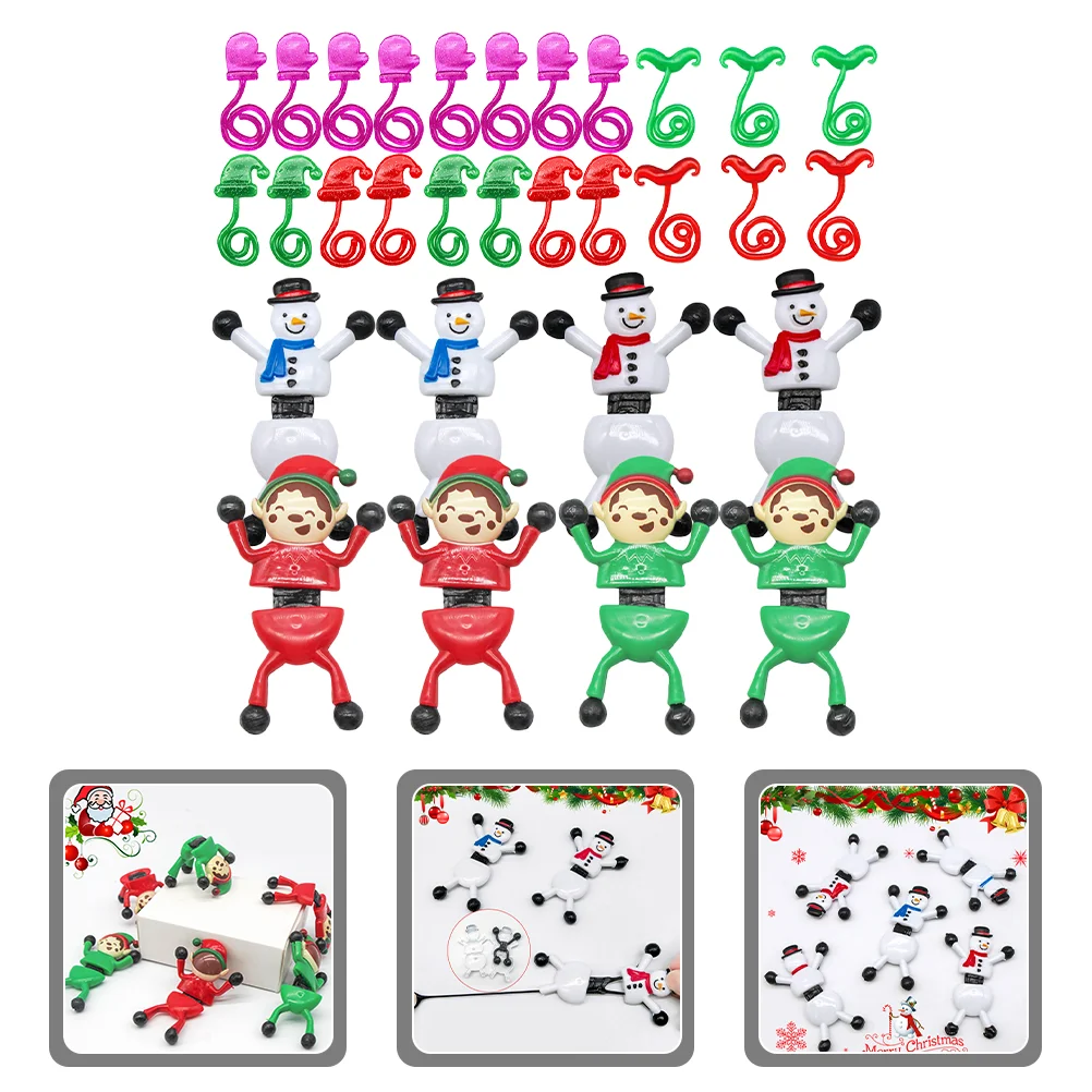 

Christmas Toyxmas Stretchy Bendablefidget Kids Hat Stocking Snowman Favors Sticky Stuffer Party Reliever Character Clown
