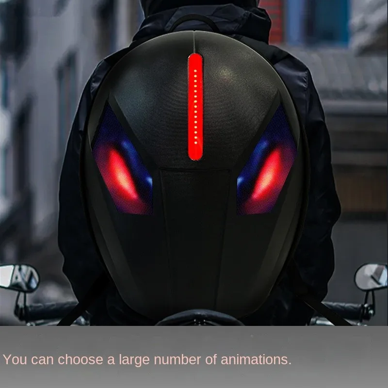 Водонепроницаемые рюкзаки со светодиодной подсветкой мотоциклетный