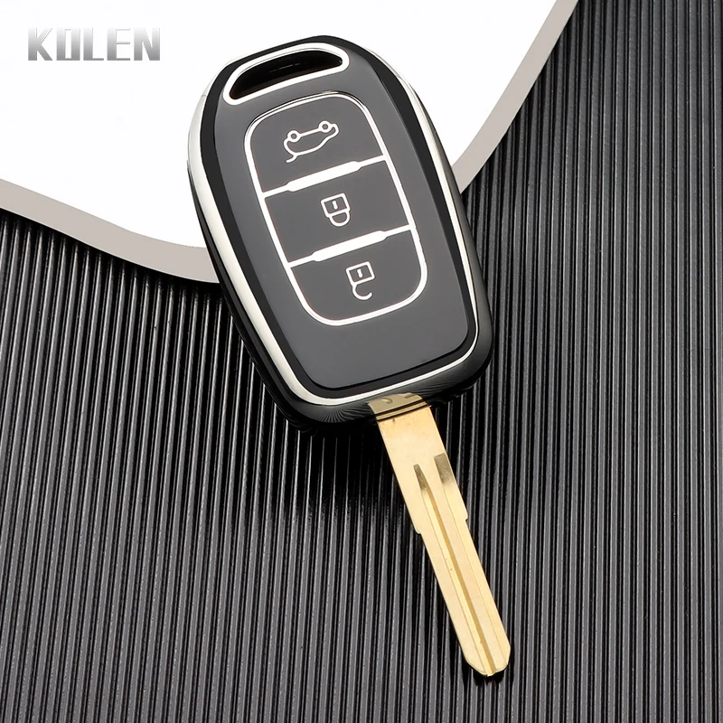 

Новый чехол для автомобильного ключа из ТПУ для Renault Kwid Traffic Symbol для Dacia Sandero Logan Duster 2016 2017 2018, аксессуары для брелоков