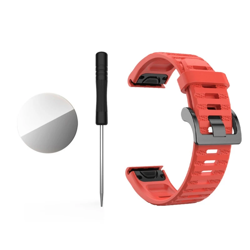 

Регулируемый спортивный силиконовый сменный ремешок для Garmin Fenix 7 22 мм, водонепроницаемый браслет