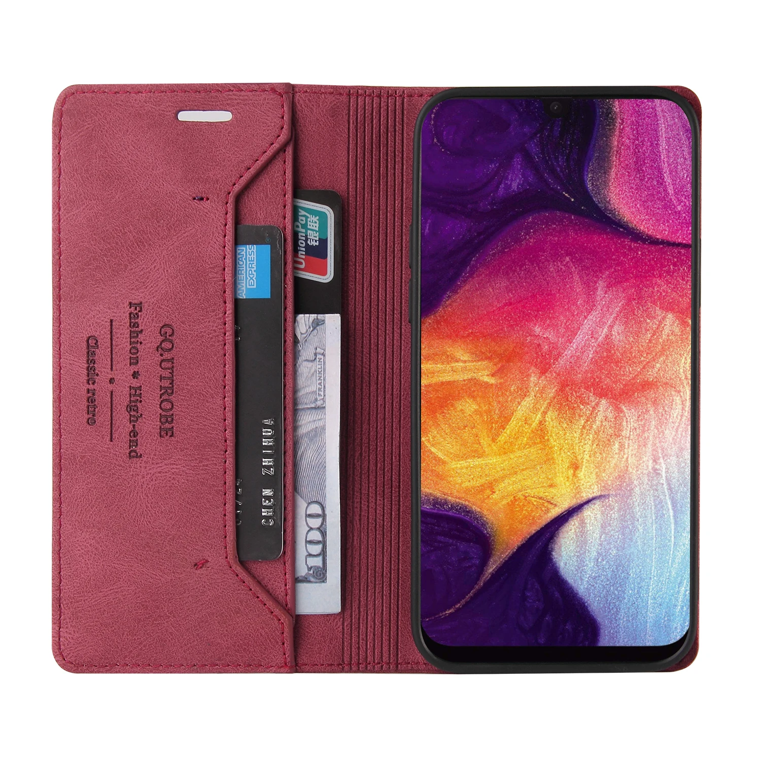 Чехол-книжка для Samsung Galaxy A70 A50 A30 A20 A10 E A40 S A10S A20S A50S A5 A6 A7 A8 J6 J8 2018 кожаный | Мобильные