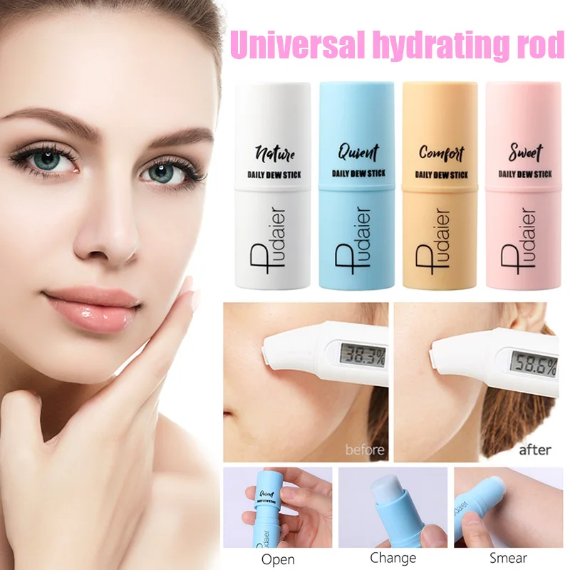 

Facial Moisturizer Base Stick Anti-Cracking Hydrating Solid Cream Easy to Absorb Not Sticky Makeup Portable Daily Skin Care Tool
